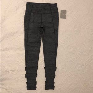 Athleta High rise spacedye cut out chat tight